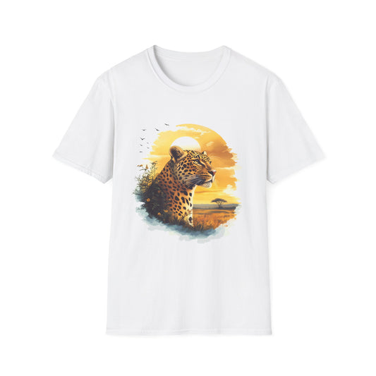 Watercolor Leopard T-Shirt - Regular Fit