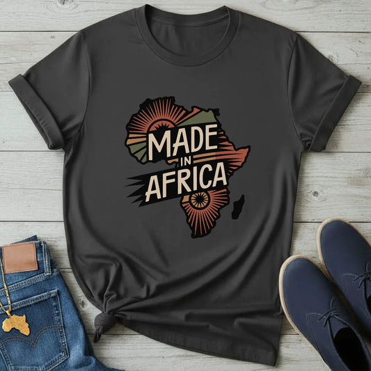 Made in Africa Map T-Shirt