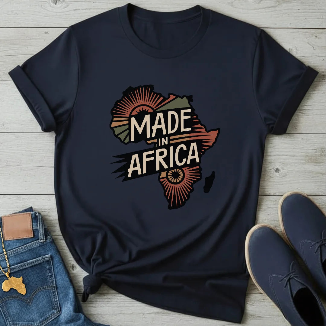 Made in Africa Map T-Shirt