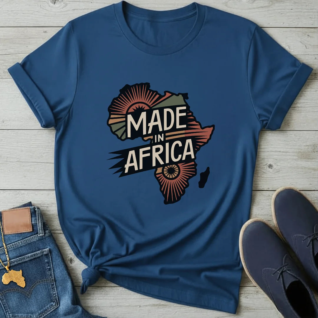 Made in Africa Map T-Shirt