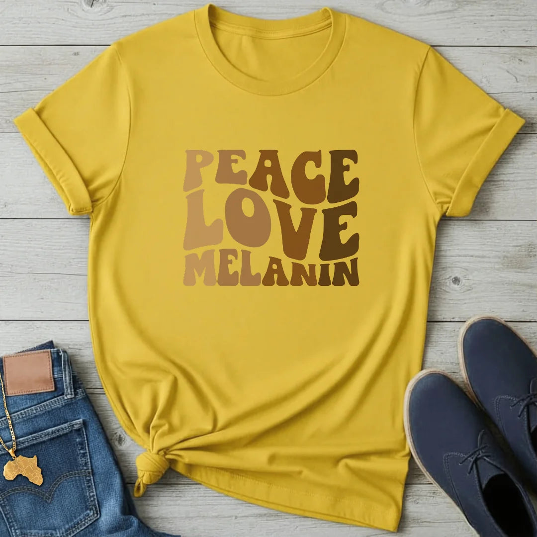 Peace Love Melanin T-Shirt