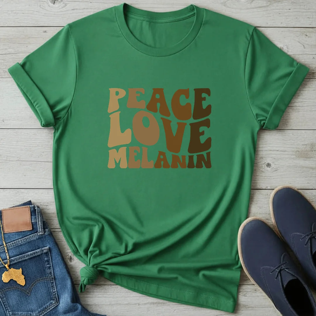 Peace Love Melanin T-Shirt