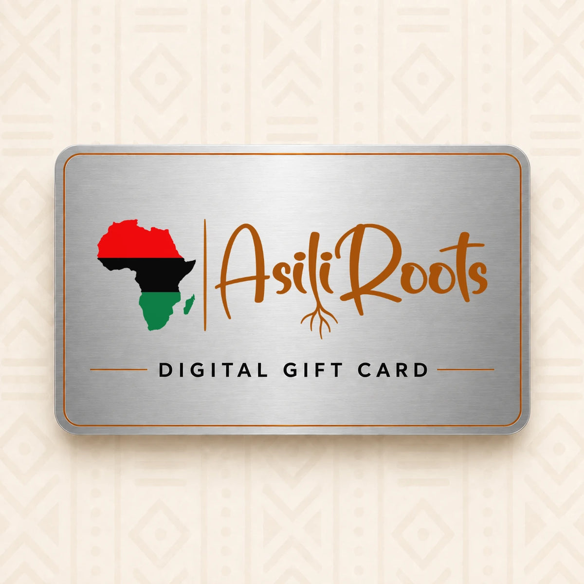 Asili Roots digital gift card